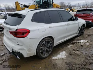 2020 BMW X3 M Competition with VIN 5YMTS0C07L9B81952, listed as a Copart auction lot 42533654 with 21,288 mi miles. Bid and sale history available at carsss.com. Image 3.