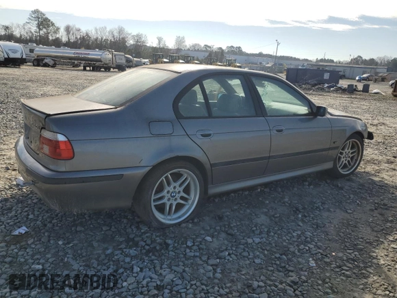 2003 BMW 5 Series 540iA with VIN WBADN63403GN89161, listed as a Copart auction lot 45809685 with 205,698 mi miles and Clean Title. Bid and sale history available at carsss.com. Image 3.