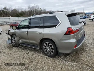 2017 Lexus LX with VIN JTJHY7AX9H4232890, listed as a Copart auction lot 86017264 with 125,528 mi miles and Salvage Title. Bid and sale history available at carsss.com. Image 2.