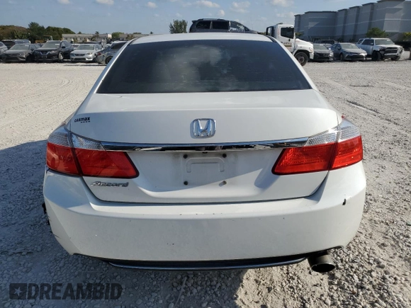 2015 Honda Accord LX with VIN 1HGCR2F38FA225612, listed as a Copart auction lot 53711815 with 129,228 mi miles and Salvage Title. Bid and sale history available at DreamBid. Image 6.