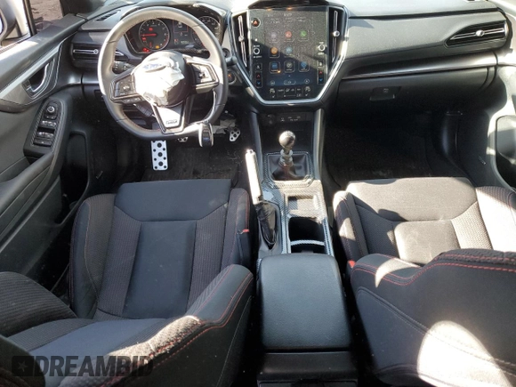2022 Subaru WRX Premium with VIN JF1VBAF68N9024752, listed as a Copart auction lot 46773635 with 22,154 mi miles and Salvage Title. Bid and sale history available at DreamBid. Image 8.