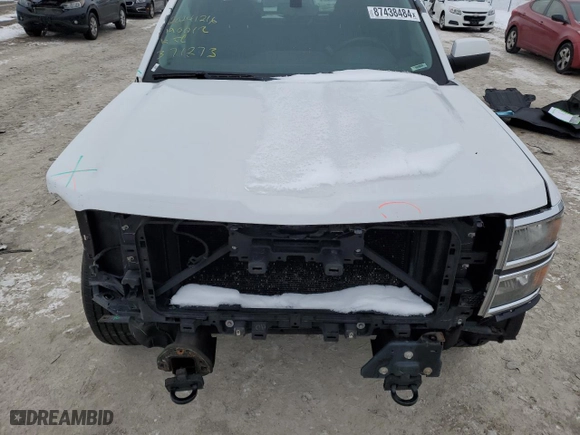 2015 Chevrolet Silverado 1500 LT with VIN 3GCUKREH9FG371273, listed as a Copart auction lot 87438484 with 109,105 mi miles and Salvage Title. Bid and sale history available at carsss.com. Image 12.