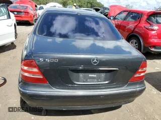 2002 Mercedes-Benz S-Class 4.3L with VIN WDBNG70J62A288492, listed as a Copart auction lot 75062694 with 0 mi miles and Salvage Title. Bid and sale history available at carsss.com. Image 6.