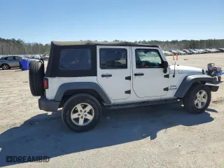 2015 Jeep Wrangler Unlimited Sport with VIN 1C4BJWDG5FL511419, listed as a Copart auction lot 49685405 with 98,595 mi miles and Salvage Title. Bid and sale history available at carsss.com. Image 3.