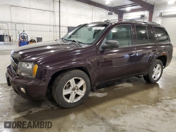 2008 Chevrolet TrailBlazer 3LT with VIN 1GNDT13S982166326, listed as a Copart auction lot 50881325 with 159,781 mi miles and Salvage Title. Bid and sale history available at DreamBid. Image 1.