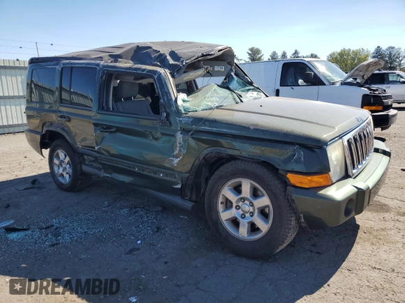 2007 Jeep Commander Sport with VIN 1J8HG48K27C663745, listed as a Copart auction lot 75741314 with 194,534 mi miles and Salvage Title. Bid and sale history available at carsss.com. Image 4.