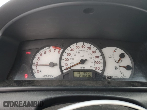 2004 Toyota Corolla CE with VIN 1NXBR32E54Z286429, listed as a Copart auction lot 44861275 with 219,316 mi miles and Clean Title. Bid and sale history available at DreamBid. Image 9.