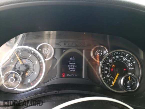 2020 Ram 2500 Tradesman with VIN 3C6UR5CLXLG274808, listed as a Copart auction lot 45414665 with 78,642 mi miles and Salvage Title. Bid and sale history available at carsss.com. Image 9.