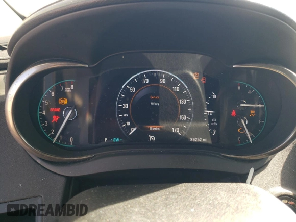 2014 Buick LaCrosse Leather with VIN 1G4GC5G3XEF165962, listed as a Copart auction lot 74526764 with 89,252 mi miles and Salvage title. Bid and sale history available at DreamBid. Image 9.