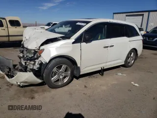 2012 Honda Odyssey Touring with VIN 5FNRL5H91CB046585, listed as a Copart auction lot 47074135 with 0 mi miles and Salvage Title. Bid and sale history available at carsss.com. Image 1.