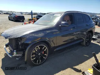 2023 BMW X3 M40i with VIN 5UX83DP04P9S02741, listed as a Copart auction lot 66438074 with 13,913 mi miles and Salvage Title. Bid and sale history available at DreamBid. Image 1.