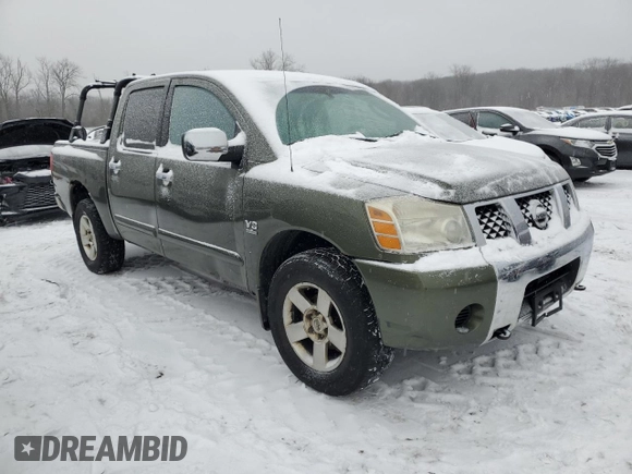 2004 Nissan Titan LE z VIN 1N6AA07B84N519070, wystawiony jako Copart lot #44267185 z przebiegiem 325 656 mil mil oraz Czysty tytuł • Clean title. Historia ofert i sprzedaży dostępna na DreamBid. Obrazek 4.