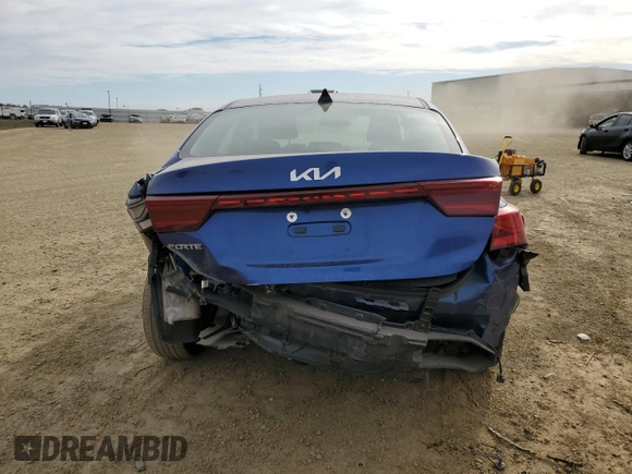 2023 Kia Forte LXS with VIN 3KPF24AD6PE519505, listed as a Copart auction lot 47259015 with 45,948 mi miles and Salvage Title. Bid and sale history available at carsss.com. Image 6.