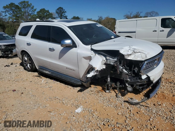 2017 Dodge Durango Citadel Anodized Platinum with VIN 1C4RDHEG6HC680609, listed as a Copart auction lot 49620065 with 111,365 mi miles and Salvage Title. Bid and sale history available at carsss.com. Image 4.