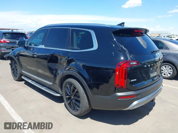 2021 Kia Telluride SX with VIN 5XYP5DHC6MG163371, listed as a IAAI auction lot 42153543 with 85,512 mi miles and . Bid and sale history available at DreamBid. Image 3.