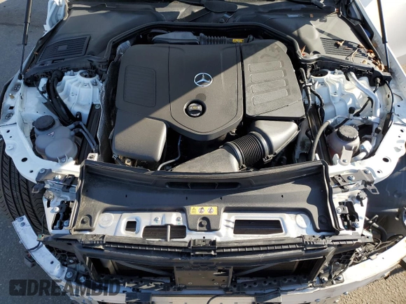 2023 Mercedes-Benz C 300 with VIN W1KAF4HB6PR082490, listed as a Copart auction lot 42681225 with 11,890 mi miles and Salvage Title. Bid and sale history available at DreamBid. Image 12.