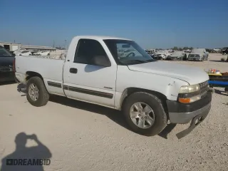2000 Chevrolet Silverado 1500 with VIN 1GCEC14W2YE209210, listed as a Copart auction lot 76048094 with 0 mi miles and Salvage Title. Bid and sale history available at carsss.com. Image 4.