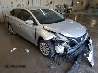 2017 Nissan Sentra SV with VIN 3N1AB7APXHY348508, listed as a Copart auction lot 48877575 with 161,828 mi miles and Salvage Title. Bid and sale history available at carsss.com. Image 4.