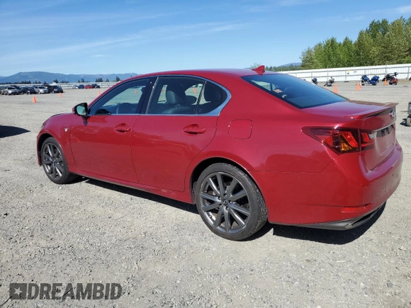 2013 Lexus GS 350 with VIN JTHCE1BL0D5004181, listed as a Copart auction lot 55527715 with 84,303 mi miles and Salvage Title. Bid and sale history available at DreamBid. Image 2.