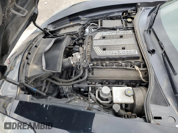 2019 Chevrolet Corvette Z06 2LZ with VIN 1G1YS2D68K5605471, listed as a Copart auction lot 84206164 with 87,844 mi miles and Salvage Title. Bid and sale history available at carsss.com. Image 11.