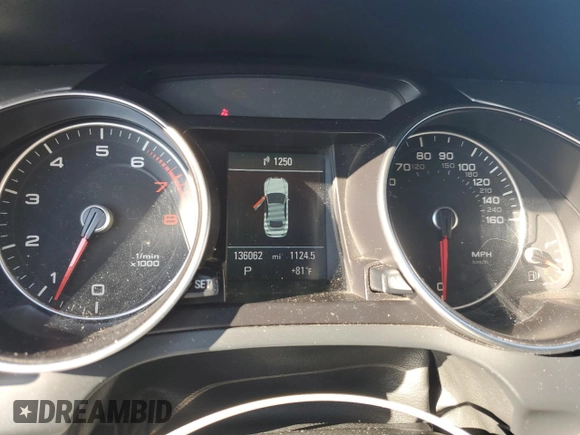 2013 Audi A5 2.0T Premium Plus with VIN WAUJFAFH5DN004699, listed as a Copart auction lot 44882925 with 136,062 mi miles and Salvage Title. Bid and sale history available at carsss.com. Image 9.