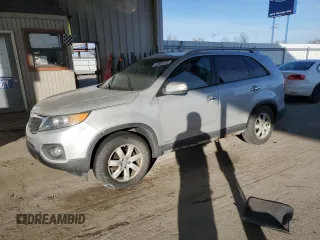 2012 Kia Sorento LX with VIN 5XYKTDA23CG260852, listed as a Copart auction lot 42505735 with 205,353 mi miles and Salvage Title. Bid and sale history available at carsss.com. Image 1.