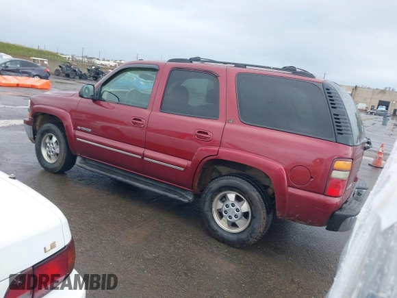 2002 Chevrolet Tahoe LS with VIN 1GNEK13T92J312155, listed as a IAAI auction lot 41580792 with 338,511 mi miles and . Bid and sale history available at DreamBid. Image 3.