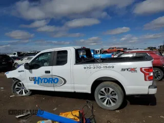 2019 Ford F-150 XL z VIN 1FTEX1EP2KKC50053, wystawiony jako Copart lot #44475124 z przebiegiem 53 062 mil mil oraz Szkoda całkowita • Salvage title. Historia ofert i sprzedaży dostępna na DreamBid. Obrazek 1.