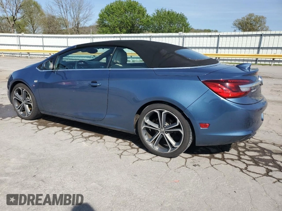2016 Buick Cascada Premium with VIN W04WT3N55GG154500, listed as a Copart auction lot 52684405 with 103,019 mi miles and Salvage Title. Bid and sale history available at DreamBid. Image 2.