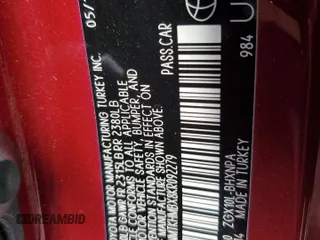 2019 Toyota C-HR XLE with VIN NMTKHMBX8KR092279, listed as a Copart auction lot 71925714 with 95,582 mi miles and Salvage Title. Bid and sale history available at DreamBid. Image 12.