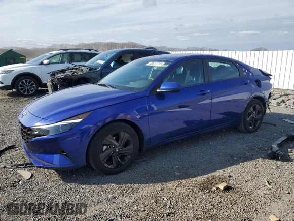 2023 Hyundai Elantra SEL with VIN KMHLM4AG6PU498580, listed as a Copart auction lot 48517715 with 24,079 mi miles and Salvage Title. Bid and sale history available at DreamBid. Image 1.