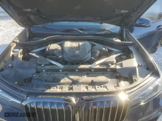 2021 BMW X7 M50i with VIN 5UXCX6C03M9E15369, listed as a Copart auction lot 42173395 with 62,160 mi miles and Clean Title. Bid and sale history available at carsss.com. Image 12.