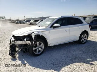 2018 Audi Q5 Premium Plus with VIN WA1BNAFY0J2025672, listed as a Copart auction lot 48595915 with 94,905 mi miles and Salvage Title. Bid and sale history available at carsss.com. Image 1.