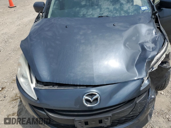 2012 Mazda 5 Sport with VIN JM1CW2BLXC0144268, listed as a Copart auction lot 53838745 with 47,993 mi miles and Salvage Title. Bid and sale history available at DreamBid. Image 12.