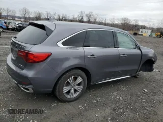 2020 Acura MDX with VIN 5J8YD4H31LL058300, listed as a Copart auction lot 52531115 with 0 mi miles and Salvage Title. Bid and sale history available at carsss.com. Image 3.