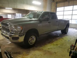 2024 Ram 3500 Tradesman with VIN 3C63RRGL9RG242843, listed as a Copart auction lot 84897484 with 827 mi miles and Salvage Title. Bid and sale history available at carsss.com. Image 1.