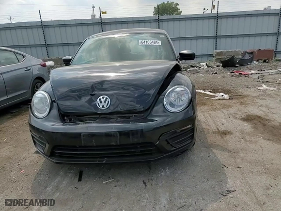 2017 Volkswagen Beetle 1.8T Fleet with VIN 3VWF17AT9HM631991, listed as a Copart auction lot 64106484 with 71,131 mi miles and Salvage Title. Bid and sale history available at carsss.com. Image 11.