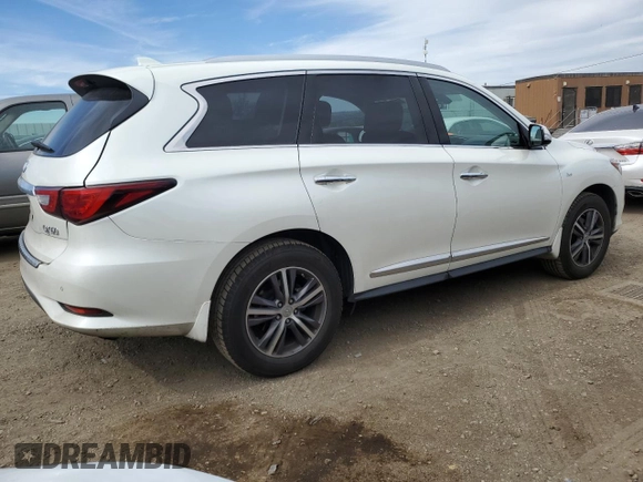 2017 Infiniti QX60 with VIN 5N1DL0MM3HC544214, listed as a Copart auction lot 53092225 with 46,800 mi miles and Salvage Title. Bid and sale history available at DreamBid. Image 3.