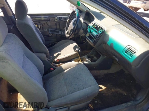 1999 Honda Civic HX with VIN 1HGEJ7123XL068508, listed as a IAAI auction lot 41803733 with 191,412 mi miles. Bid and sale history available at carsss.com. Image 5.