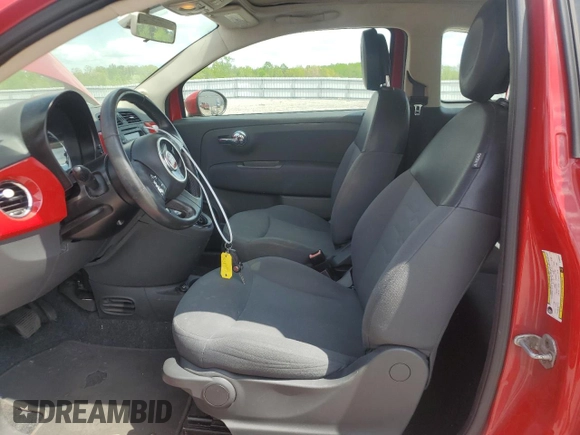 2012 FIAT 500 Pop with VIN 3C3CFFDR7CT339972, listed as a Copart auction lot 53985945 with 164,602 mi miles and Clean title. Bid and sale history available at DreamBid. Image 7.