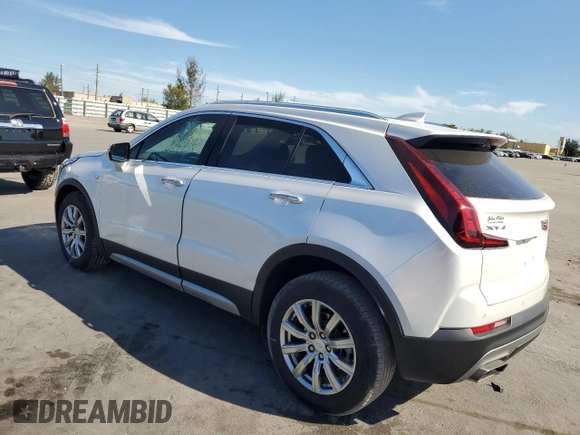 2022 Cadillac XT4 FWD Premium Luxury with VIN 1GYFZCR45NF100049, listed as a Copart auction lot 50213255 with 62,391 mi miles and Salvage title. Bid and sale history available at DreamBid. Image 2.