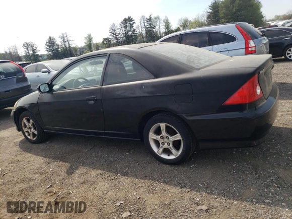 2005 Honda Civic Cpe LX with VIN 1HGEM22555L075234, listed as a Copart auction lot 53936455 with 143,062 mi miles and Clean Title. Bid and sale history available at carsss.com. Image 2.