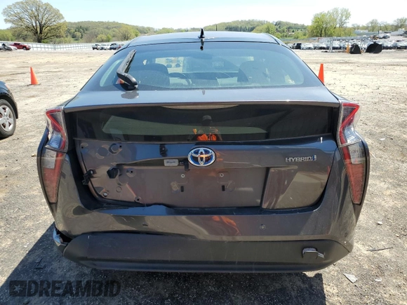 2018 Toyota Prius Two with VIN JTDKBRFU4J3072773, listed as a Copart auction lot 56570495 with 127,886 mi miles and Clean Title. Bid and sale history available at DreamBid. Image 6.