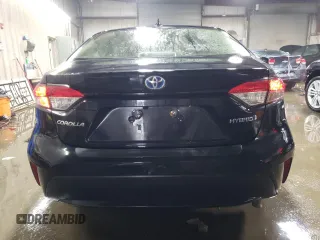 2021 Toyota Corolla Hybrid LE with VIN JTDEAMDE1MJ000461, listed as a Copart auction lot 45536215 with 29,891 mi miles and Salvage Title. Bid and sale history available at carsss.com. Image 6.