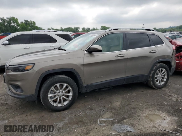 2019 Jeep Cherokee Latitude with VIN 1C4PJMCX6KD288419, listed as a Copart auction lot 54696644 with 45,559 mi miles and Clean Title. Bid and sale history available at carsss.com. Image 1.