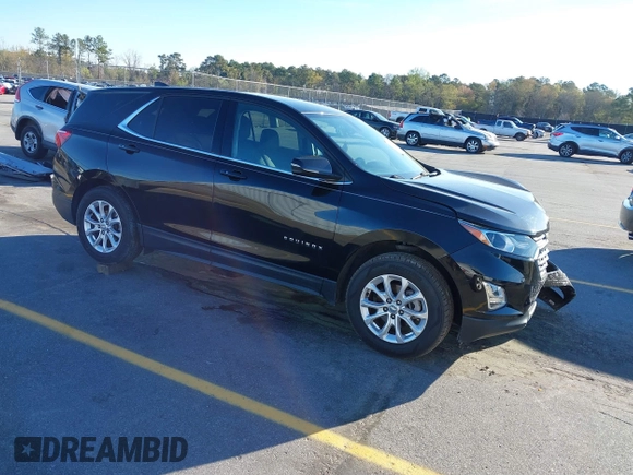 2019 Chevrolet Equinox LT with VIN 3GNAXKEVXKL219870, listed as a IAAI auction lot 41875970 with 82,823 mi miles. Bid and sale history available at carsss.com. Image 1.