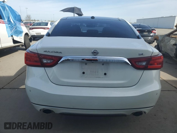 2017 Nissan Maxima SV with VIN 1N4AA6AP8HC426308, listed as a Copart auction lot 49900155 with 105,638 mi miles and Salvage Title. Bid and sale history available at DreamBid. Image 6.