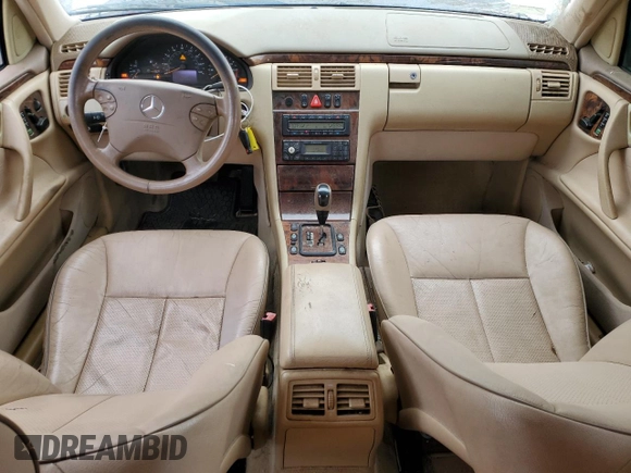 2001 Mercedes-Benz E-Class with VIN WDBJH65J71B230219, listed as a Copart auction lot 44334175 with 147,331 mi miles and Salvage Title. Bid and sale history available at carsss.com. Image 8.