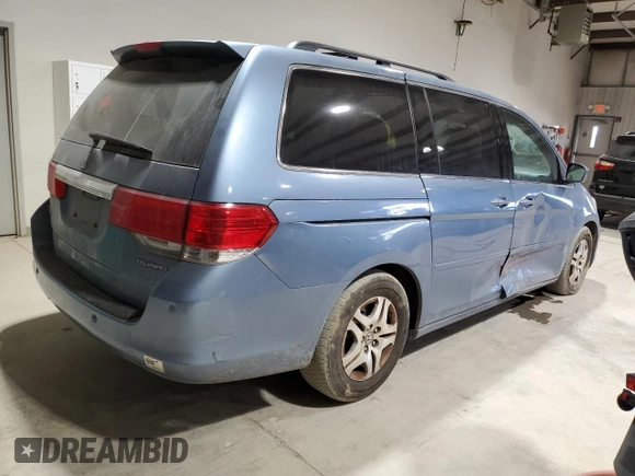 2008 Honda Odyssey Touring with VIN 5FNRL38848B007993, listed as a Copart auction lot 78026214 with 214,063 mi miles and Salvage Title. Bid and sale history available at carsss.com. Image 3.
