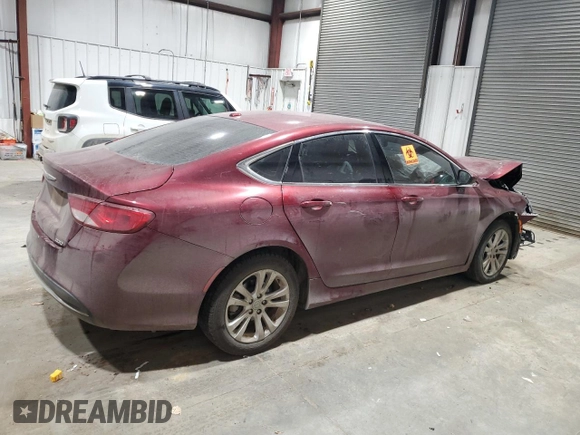 2015 Chrysler 200 Limited with VIN 1C3CCCAB6FN743767, listed as a Copart auction lot 85590674 with 157,011 mi miles and Salvage Title. Bid and sale history available at DreamBid. Image 3.